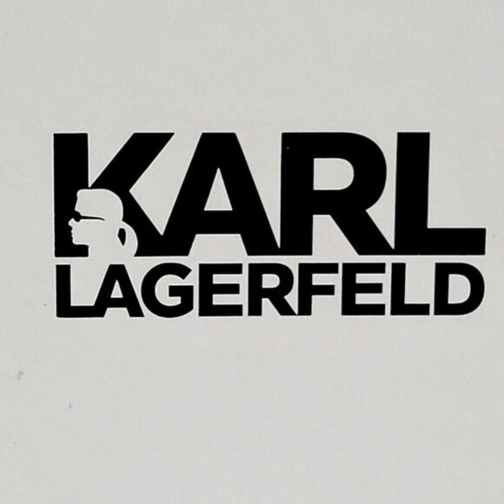 Karl Lagerfeld Signature White Decorative Storage Gift Box Ikonik Design Thank Y